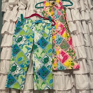 Vintage Lilly Dress and Pants Bundle